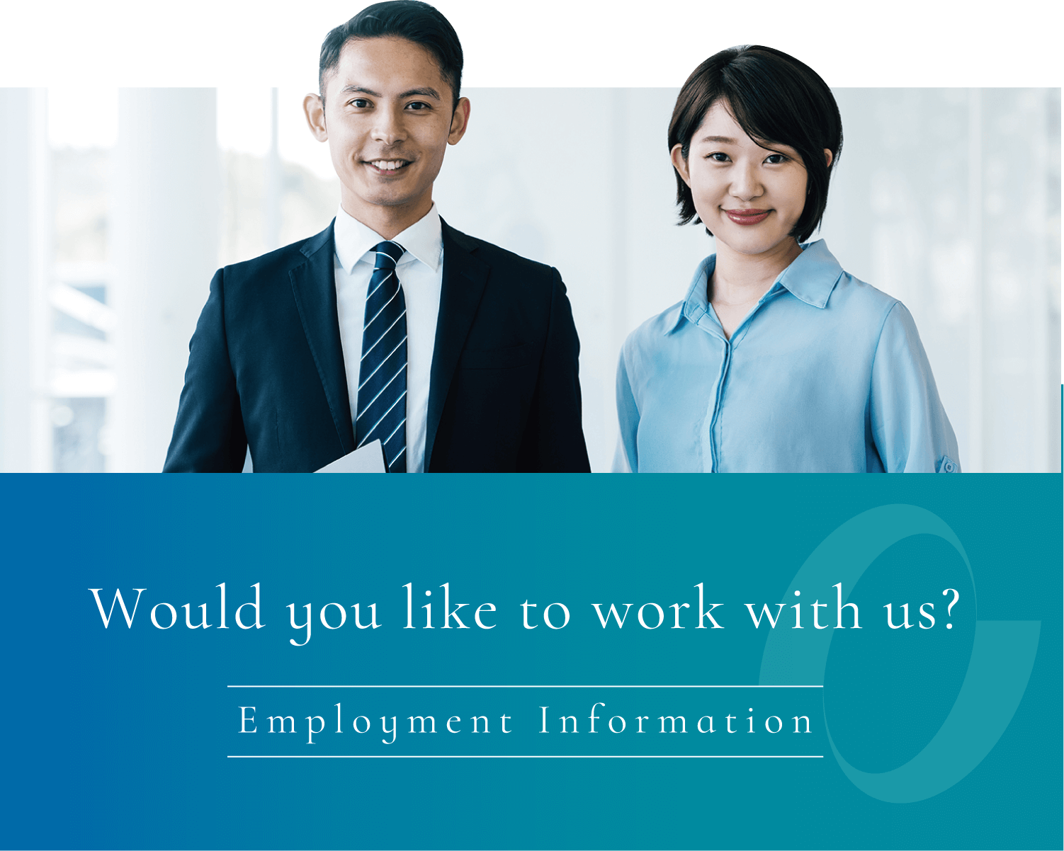 Would you like to work with us?